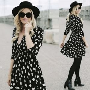 Anthropologie Maeve heart dress